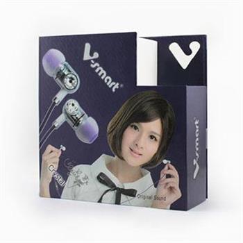 V－smart EP－101－B Crystal 奢華原音重現高音質入耳式耳機【金石堂、博客來熱銷】
