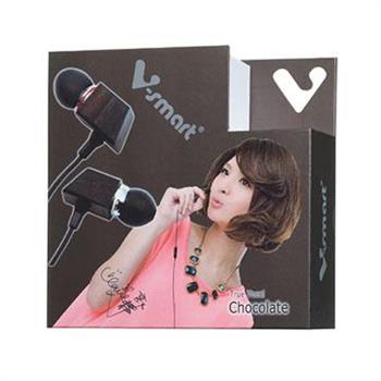 V－smart EP－108 Chocolate 甜美自然人聲高音質入耳式耳機【金石堂、博客來熱銷】