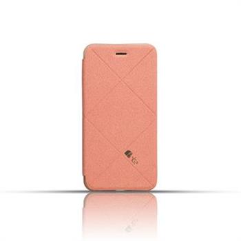 fnte iPhone 6 Plus 輕薄菱格皮套－櫻花粉【金石堂、博客來熱銷】