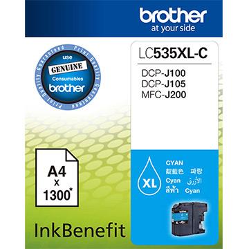 Brother LC535XL－C 原廠藍色墨水匣