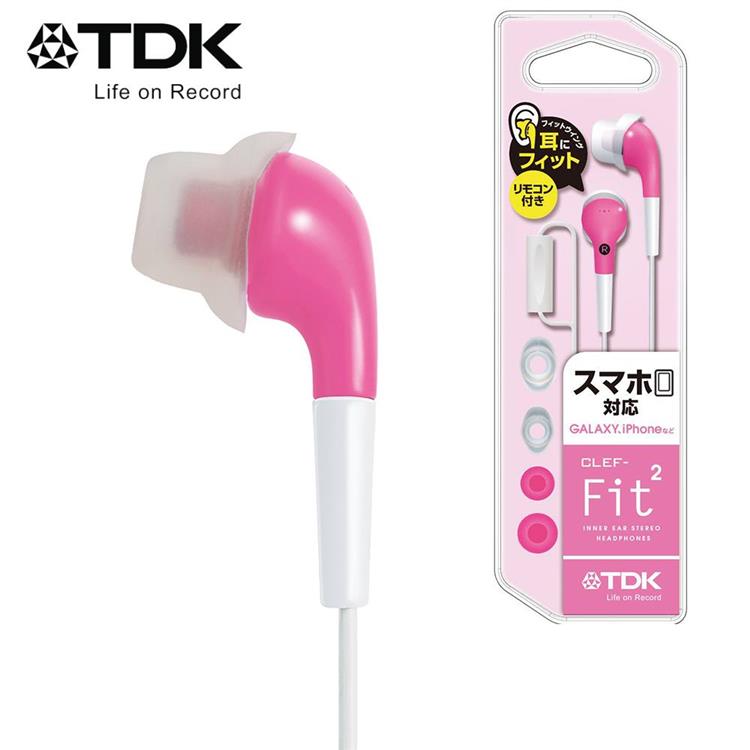 TDK 可通話入耳式繽紛耳機 CLEF－ Fit2 Smart