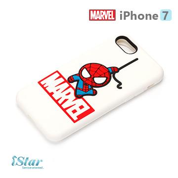 iPhone 8/7/6/6s 手機殼 迪士尼 正版授權 矽膠 軟殼 4.7吋 英雄系列－蜘蛛人（白）