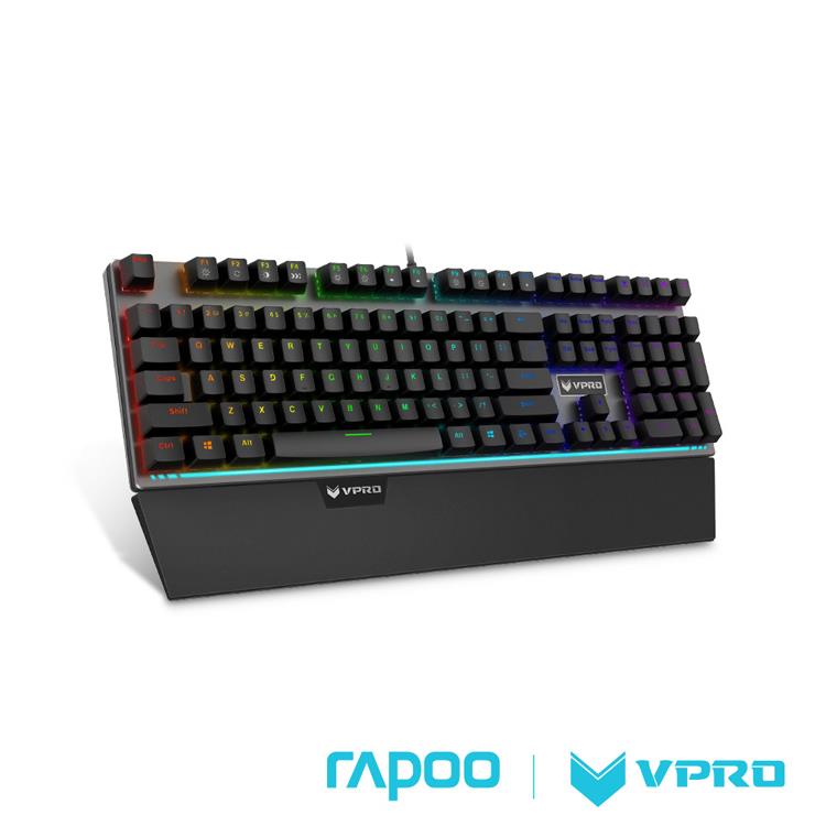 雷柏 RAPOO VPRO V720S（青軸） 全彩RGB背光機械遊戲鍵盤