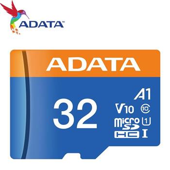 ADATA 威剛 32GB microSDHC TF UHS-I U1 A1 V10 記憶卡【金石堂、博客來熱銷】