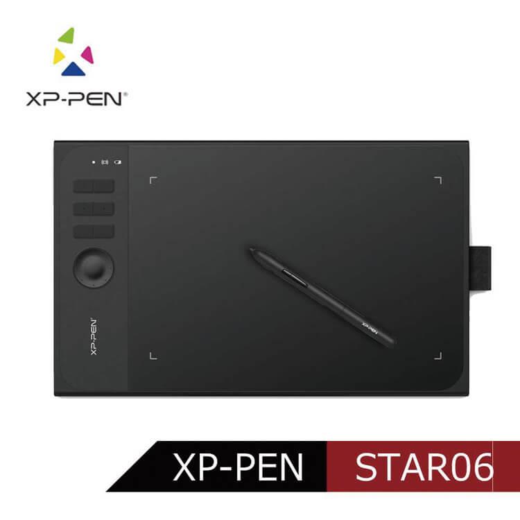 日本品牌 XP－PEN Star06 10X6吋 頂級專業 無線繪圖板