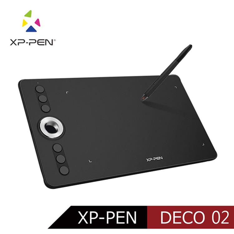 日本品牌XP－PEN Deco 02 10X6吋頂級專業超薄繪圖板