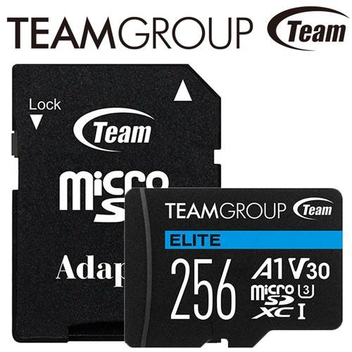Team 十銓 256GB microSDXC TF UHS－I U3 A1 V30 記憶卡