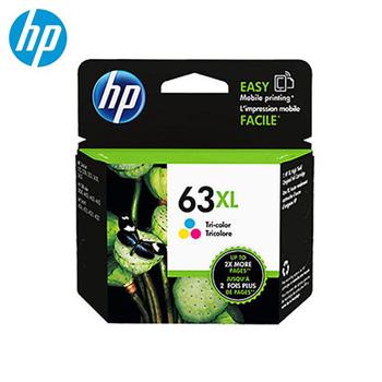 HP 63XL 原廠三色高容量墨水匣（F6U63AA）【金石堂、博客來熱銷】