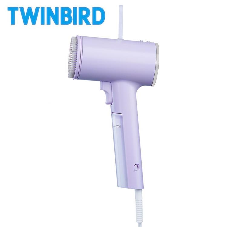 日本TWINBIRD－高溫抗菌除臭  美型蒸氣掛燙機（丁香紫）TB－G006TWPU