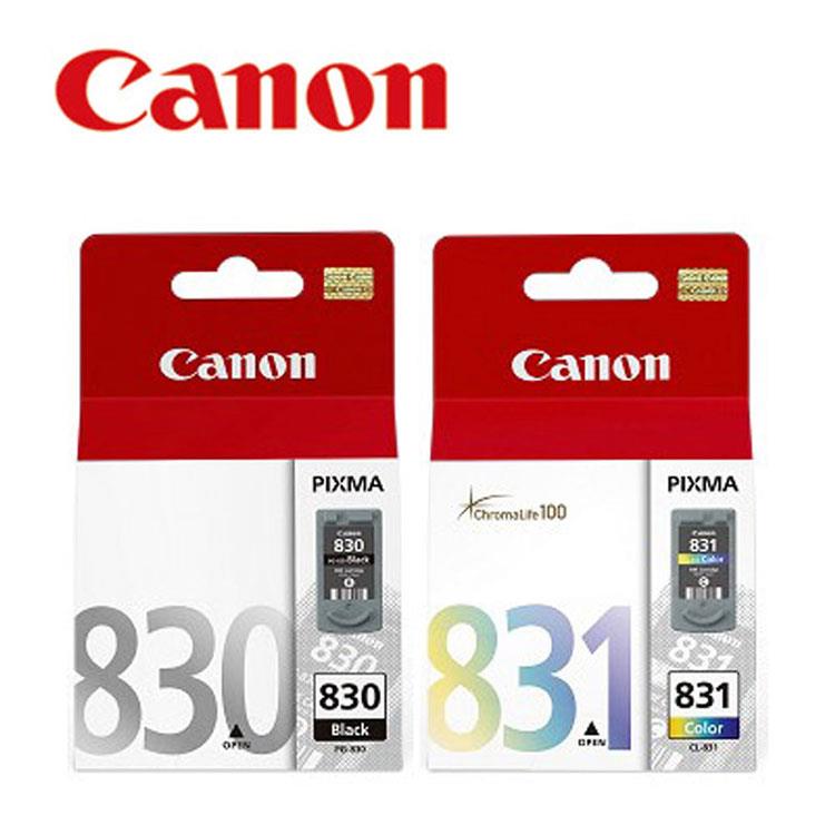 CANON PG－830+CL－831 原廠墨水匣組合（1 黑1彩）