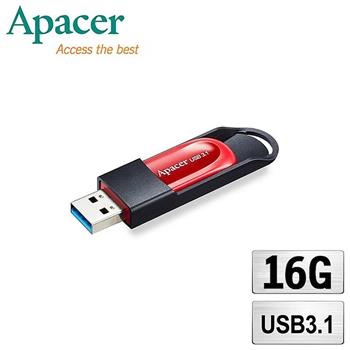 Apacer宇瞻 AH25A 流線飛梭 USB 3.1高速隨身碟 16GB【金石堂、博客來熱銷】