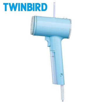 日本TWINBIRD－高溫抗菌除臭 美型蒸氣掛燙機（冰河藍）TB－G006TWBL【金石堂、博客來熱銷】