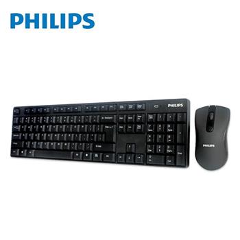 PHILIPS飛利浦 2.4G無線鍵盤滑鼠組/黑 SPT6501【金石堂、博客來熱銷】