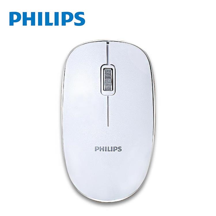 PHILIPS飛利浦 雙模 藍牙無線滑鼠/白 SPK7323