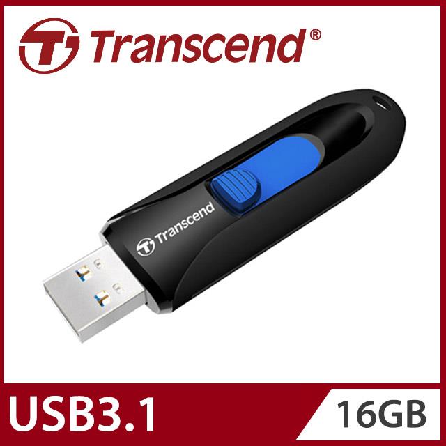【Transcend 創見】16GB JetFlash790 USB3.1隨身碟－經典黑 TS16G