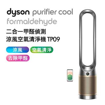 【送電動牙刷】Dyson戴森 二合一甲醛偵測涼風扇空氣清淨機 TP09 鎳金色