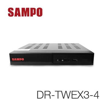 聲寶DR－TWEX3－4 4路 H.265 五合一混合型數位防盜監視監控錄影主機