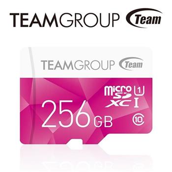TEAM十銓科技 Color Card Micro SDXC UHS－I 記憶卡 256GB【金石堂、博客來熱銷】