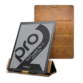 mooInk Pro 2 13.3吋電子書閱讀器＋13.3 吋折疊皮套－棕【金石堂、博客來熱銷】