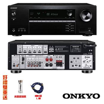 ONKYO 5.2聲道網路影音環繞擴大機TX－SR393（公司貨）＋送玻璃瓶.HDMI線【金石堂、博客來熱銷】