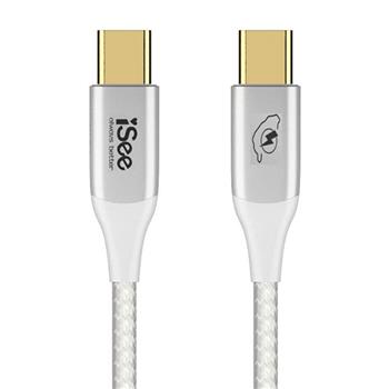 【iSee】USB－C to C 45W PD鋁合金充電傳輸線1.5M（IC－CC826）【金石堂、博客來熱銷】