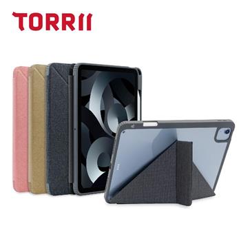【TORRII】TORERO iPad Air 10.9” 透明背板摺疊保護套【金石堂、博客來熱銷】