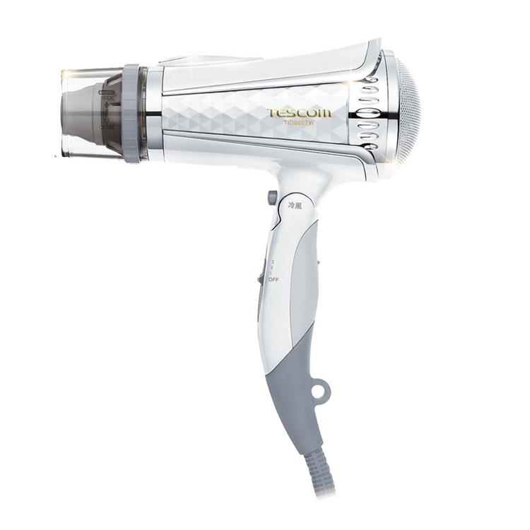 日本 TESCOM 專業型大風量負離子吹風機－星鑽白 （TID960TW）