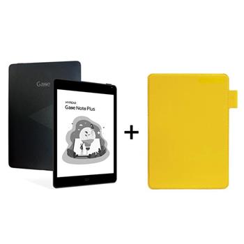 HyRead Gaze Note Plus 7.8吋電子紙閱讀器＋Gaze Note系列 側翻式保護殼（檸檬黃）【金石堂、博客來熱銷】