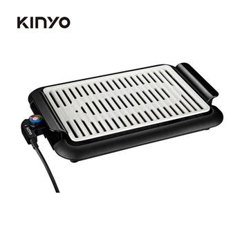 KINYO 可拆分離式BBQ麥飯石電烤盤 (不沾黏/瀝油盤/可拆洗/烤肉/燒肉/中秋節)【金石堂、博客來熱銷】