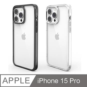 OVERDIGI iPhone 15 Pro 蜂巢晶格雙料軍規防摔透明殼【金石堂、博客來熱銷】