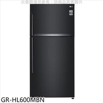 LG樂金 608公升與雙門變頻冰箱(含標準安裝)【GR-HL600MBN】