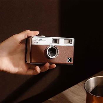 復古底片相機 Kodak Ektar H35（焦糖棕）半格機【金石堂、博客來熱銷】