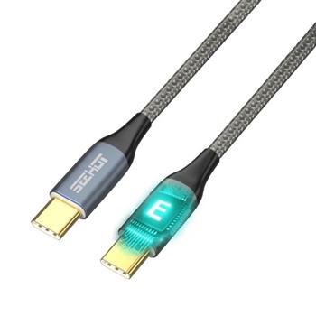 SEEHOT USB-C to C 100W PD鋁合金充電傳輸線2.5M(灰) SC-CC914G【金石堂、博客來熱銷】