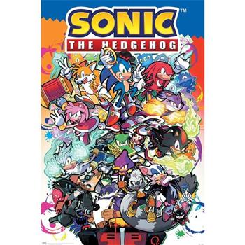 【音速小子】角色大集合 進口海報/SONIC THE HEDGEHOG