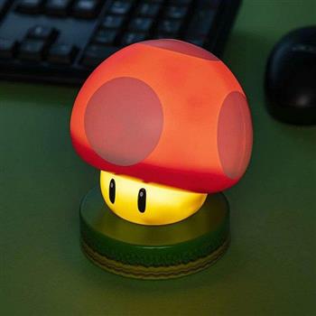 【Paladone UK】任天堂超級瑪利歐 蘑菇造型燈 小夜燈 ICON系列【金石堂、博客來熱銷】
