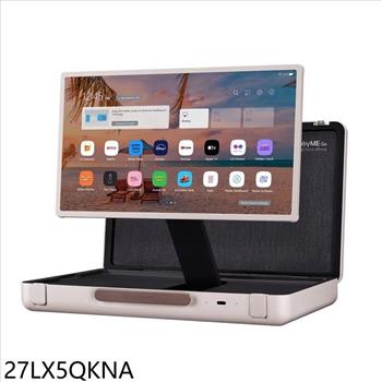 LG樂金 27吋StanbyME GO閨蜜機樂無線可攜觸控螢幕(無安裝)【27LX5QKNA】