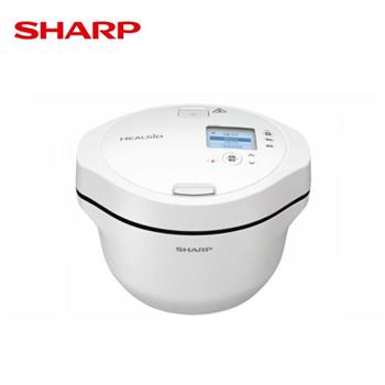 【SHARP 夏普】2.4L 智慧攪拌零水鍋-洋蔥白 KN-V24AT(W)
