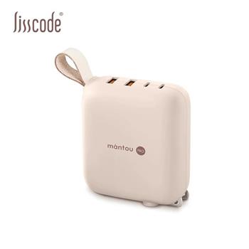 【Lisscode】Mantou Pro 100W氮化鎵PD充電器 | 2C+2A 小饅頭 四孔充電器 LA-100-PK 夕陽粉