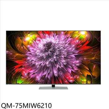 聲寶 75吋miniLED 4K聲霸連網智慧顯示器(含標準安裝)(商品卡4200元)【QM-75MIW6210】