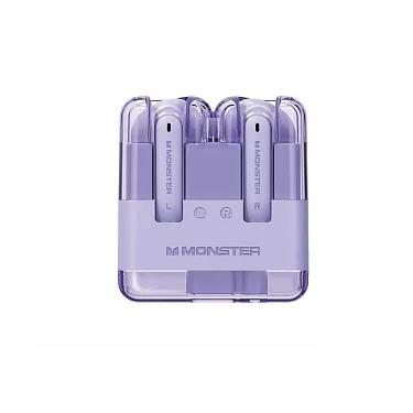 Monster MON-XKT12 琉光粉彩真無線藍牙耳機/紫