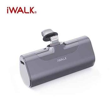 iwalk 四代4500mAh行動電源lightning頭(灰)