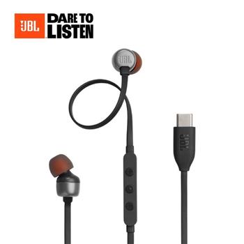 JBL Tune 310C USB-C 線控入耳式耳機-黑