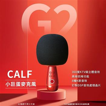CALF 唱吧 G2 小巨蛋麥克風-黑色