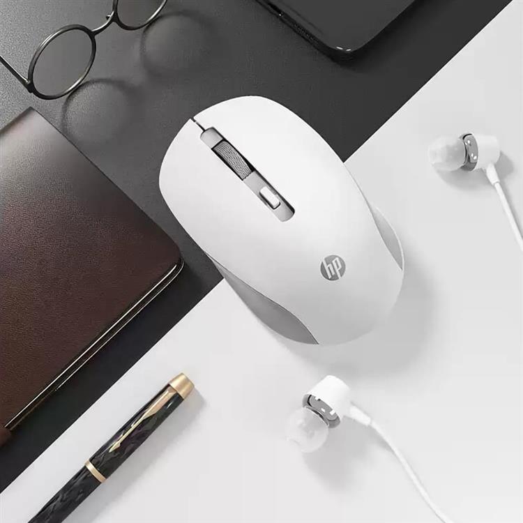 HP 惠普 S1000 PLUS 無線滑鼠 白色 - 白色