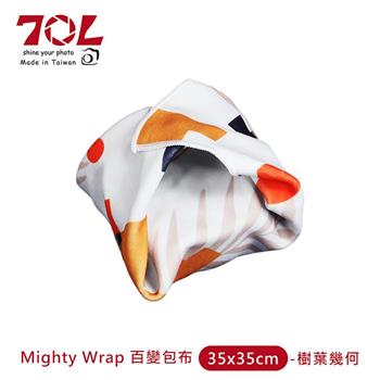 70L Mighty Wrap 百變包布 35x35cm-樹葉幾何