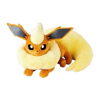 【預購】Pokemon寶可夢中心 等身大 趴姿布偶 伊布家族 火伊布 玩偶 娃娃（日本進口）