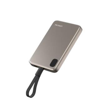 POLYBATT 吸附式 TYPE C線充行動電源5000mAh(鈦)