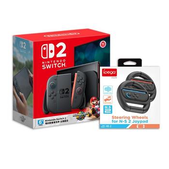 任天堂 NS2 Switch 2 瑪利歐賽車世界 同捆主機+方向盤