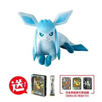 Pokemon寶可夢中心 等身大 趴姿布偶 伊布家族 玩偶 娃娃（冰伊布）
