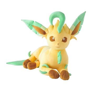 【預購2026年3月下旬】Pokemon寶可夢中心 等身大 趴姿布偶 伊布家族 葉伊布 玩偶 娃娃（日本進口）